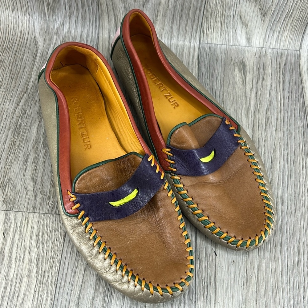 Robert Zur Multi Color Loafers